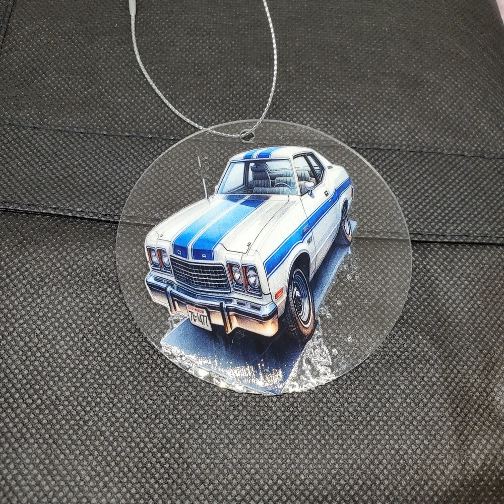B2G1F 12pc Racecar Christmas Ornament Set, New